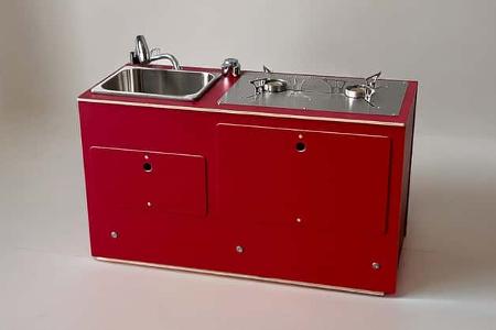 Venta Supply 3in VAns Campingmodule, Küchenmodul rot