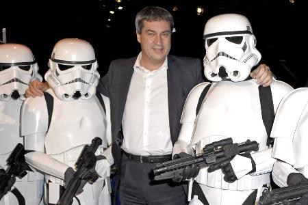 Reichlich Spott für Markus Söder als Jedi-Ritter