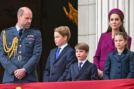 ...Prinz William, Prinzessin Kate und ihre Kinder Prinz George, Prinzessin Charlotte und Prinz Louis.