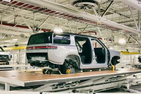 Rivian Fabrik Autofabrik Produktion Elektroauto