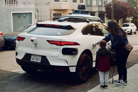Waymo Jaguar I-Pace Robotaxi selbstfahrendes Auto
