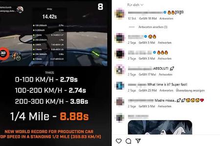 Koenigsegg Jesko Absolut Rekorde Bestmarken Bestzeiten