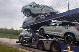 Autotransporter Unfall
