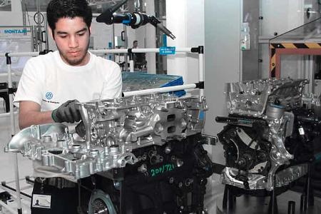 VW Volkswagen Motorenwerk Silao Mexiko