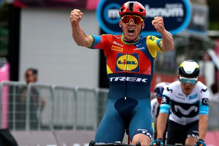 Ex-Weltmeister Pedersen gewinnt Giro-Auftakt im Sprint