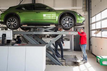 Porsche Taycan 4 Cross Turismo, Prüfstand
