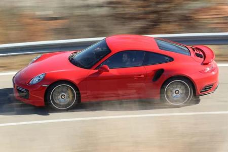 Porsche 911 Turbo S, Seitenansicht