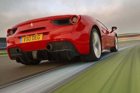 Ferrari 488 GTB, Heckansicht