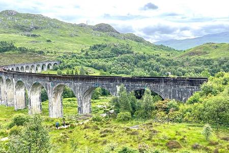 Schottland Glenfinnan-Viadukt