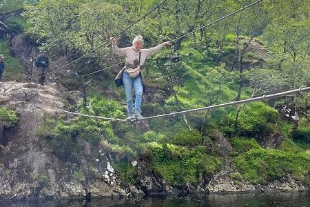 Schottland Steall Falls