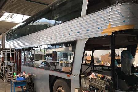 Neoplan Jumbocruiser 1976 Hallo Reisen Restaurierung