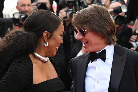 ...sowie Angela Bassett und Tom Cruise zeigten.