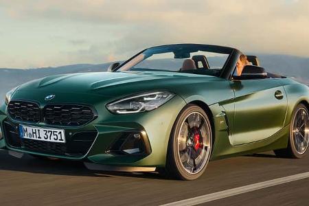 BMW Z4 M40i Handschalter Edition Pure Impulse (2024) Fahraufnahme