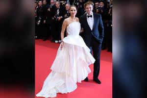 An der Seite von Robert Pattinson: Jennifer Lawrence strahlt in Cannes