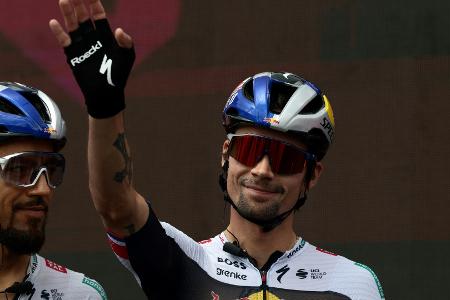 Roglic verliert nach Sturz Zeit - del Toro holt Rosa Trikot