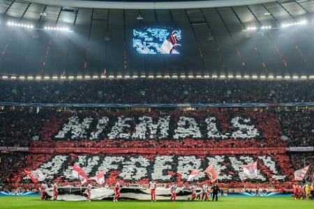 Champions League: Bayern - Porto - Erfolgreicher Support! Mit der Unterstützung der Fans im Rücken, drehen die Bayern im CL-Viertelfinale 2014/2015 eine 1:3-Hinspielklatsche gegen Porto. Die Aufforderung vor der Partie war eindeutig und wurde umgesetzt.