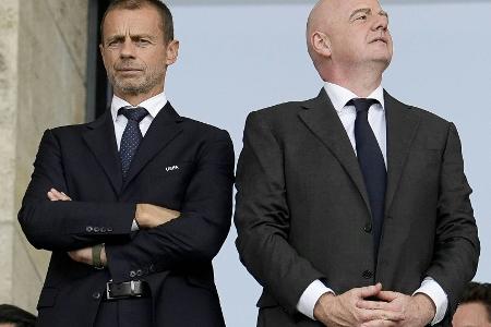 Streit mit Infantino: UEFA setzt nach Eklat auf Deeskalation