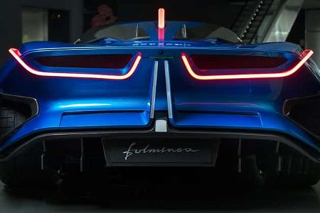 Hypercar Estrema Fulminea Italien Feststoffakku Superkondensator