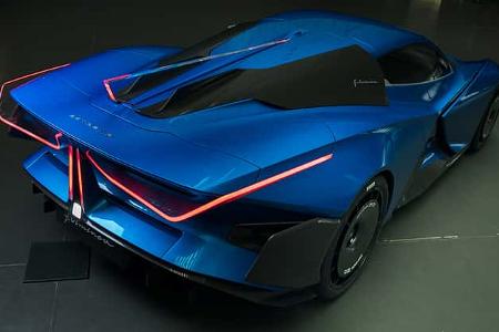 Hypercar Estrema Fulminea Italien Feststoffakku Superkondensator