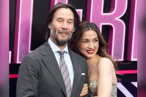 "Ballerina"-Premiere: Ana de Armas kuschelt sich an Keanu Reeves