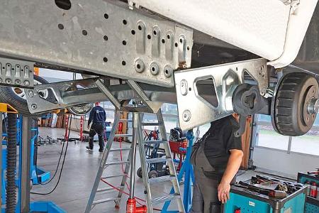 Caravan auflasten Rahmen f