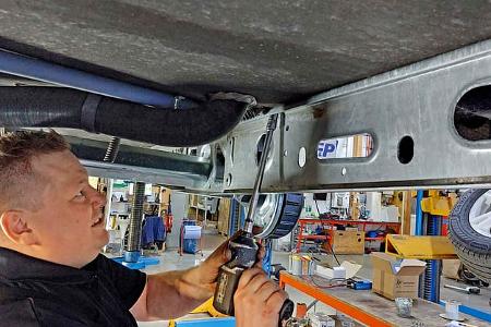 Caravan auflasten Pruefstelle f