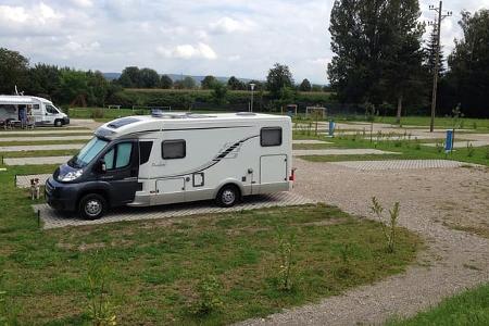 Stellplatz am Camping Muellersee