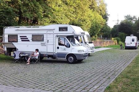 Stellplatz an der Nagold