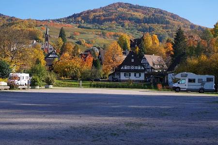 Stellplatz am Festplatz