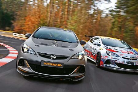 Opel Astra OPC Extreme, Opel Astra OPC Cup, Frontansicht