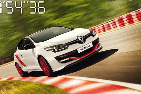 Renault Mégane R.S. 275 Trophy-R, Nürburgring, Nordscheife, Rekordfahrt, Fronttriebler