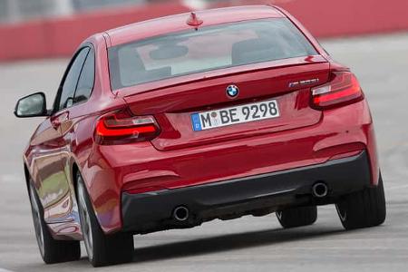 BMW M235i, Heckansicht