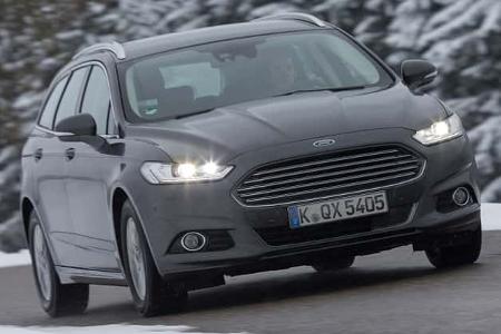 Ford Mondeo Turnier 2.0 TDCI, Frontansicht