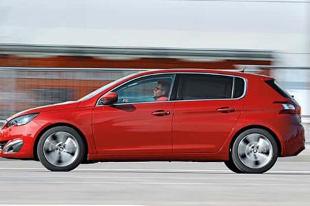 Peugeot 308 BlueHDi 150, Seitenansicht