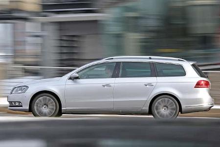 VW Passat 2.0 TDI BMT, Seitenansicht