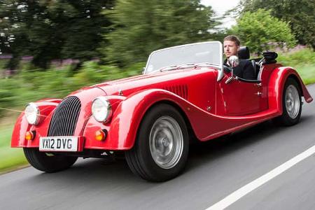 Morgan Roadster V6, Morgan Plus 8, Frontansicht
