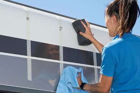 Regenstreifen entfernen