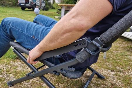 Camping-Klappstuhl, Armlehnen