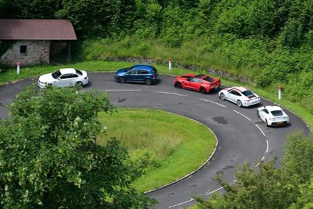 Handschaltung, Testfahrzeuge, Impression