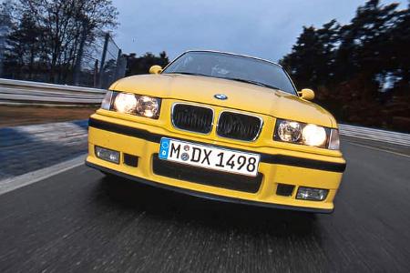 Rundenzeit-Entwicklung Nordschleife, BMW M3 E36