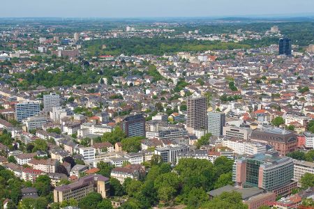 Luftaufnahme Frankfurt