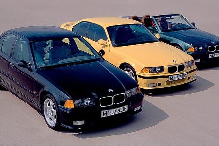 BMW M3, E36, Coupé, Cabrio, Limousine