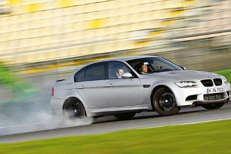 BMW M3 CRT, Bremstest