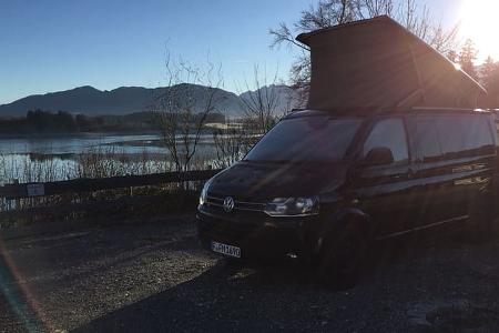 Stellplatz am Camping Seewang