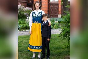 Prinzessin Estelle und Prinz Oscar grüßen zum Nationalfeiertag