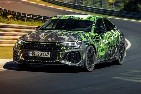 Audi RS3 bei der Nordschleifen-Rekordfahrt