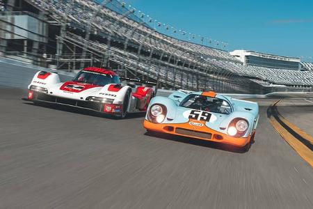 Porsche 963 vs. Porsche 917 - Treffen in Daytona - 2023