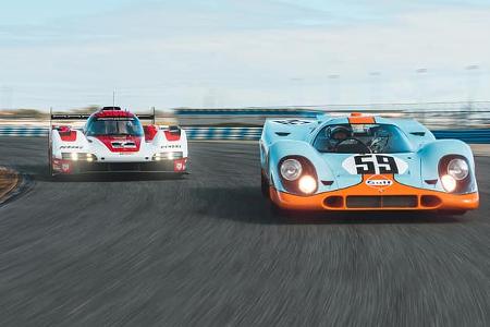 Porsche 963 vs. Porsche 917 - Treffen in Daytona - 2023