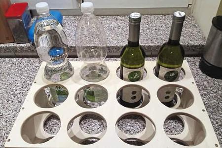 Flaschen sicher transportieren