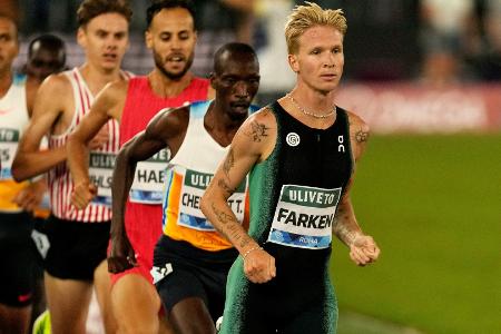 1500 m: Rekordhalter Farken 